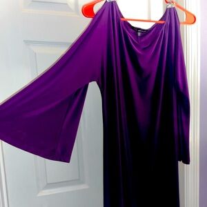 Jeweled purple Dress